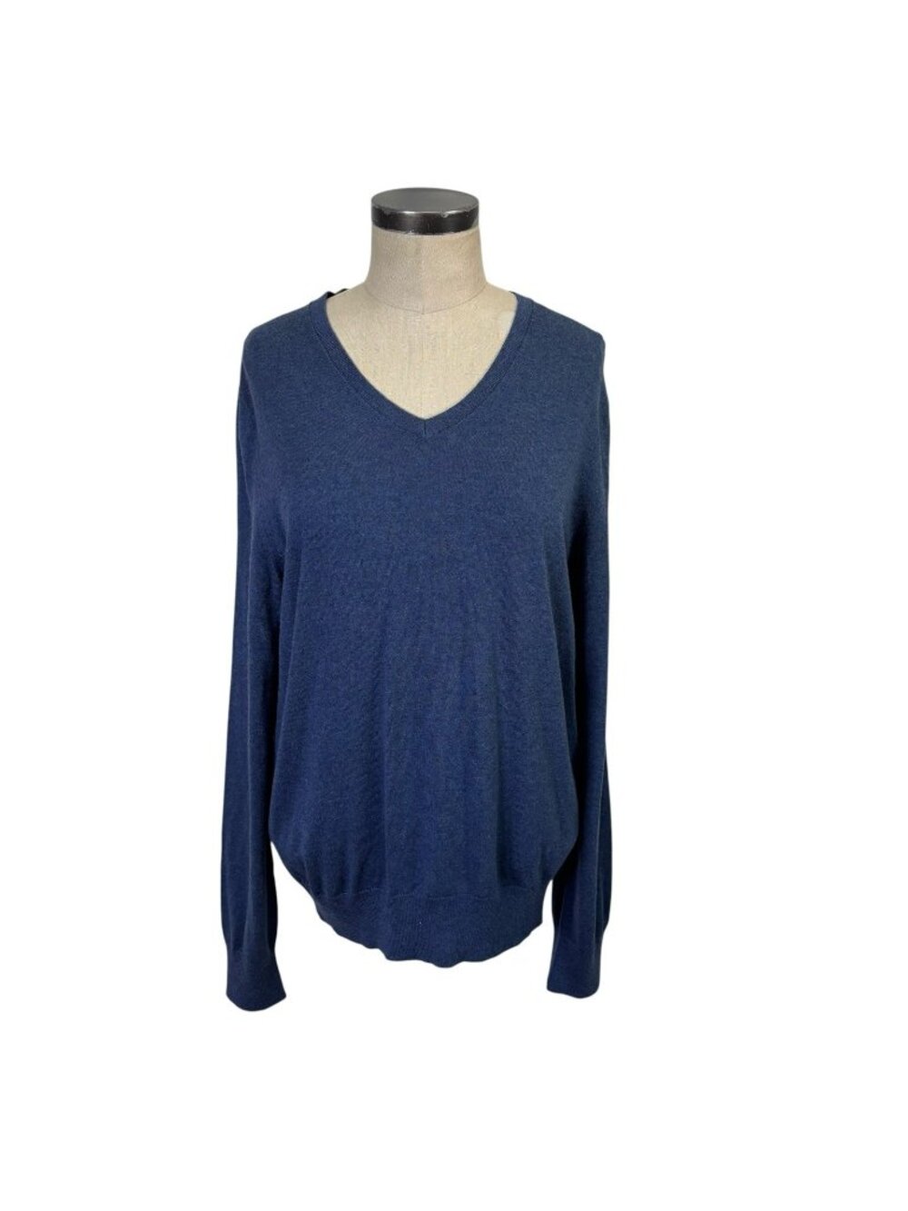 Banana Republic Mens Silk Cashmere V Neck Sweater Medium